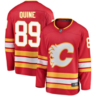 Men's Alan Quine Calgary Flames Fanatics Branded ized Alternate Jersey - Breakaway Red