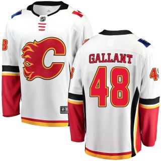 Men's Alex Gallant Calgary Flames Fanatics Branded Away Jersey - Breakaway White