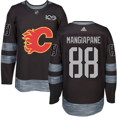 Men's Andrew Mangiapane Calgary Flames 1917- 100th Anniversary Jersey - Authentic Black