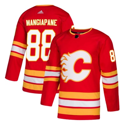 Men's Andrew Mangiapane Calgary Flames Adidas Alternate Jersey - Authentic Red