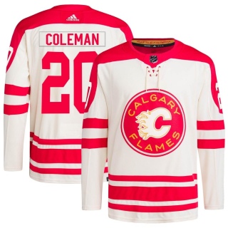 Men's Blake Coleman Calgary Flames Adidas 2023 Heritage Classic Primegreen Jersey - Authentic Cream
