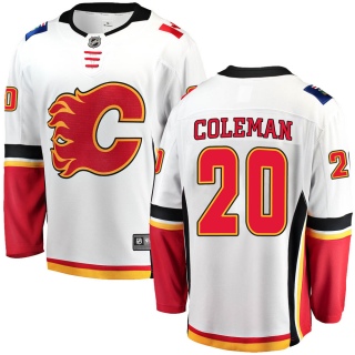 Men's Blake Coleman Calgary Flames Fanatics Branded Away Jersey - Breakaway White