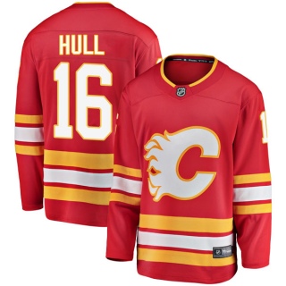 Men's Brett Hull Calgary Flames Fanatics Branded Alternate Jersey - Breakaway Red