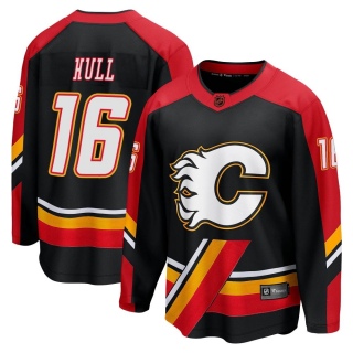 Men's Brett Hull Calgary Flames Fanatics Branded Special Edition 2.0 Jersey - Breakaway Black