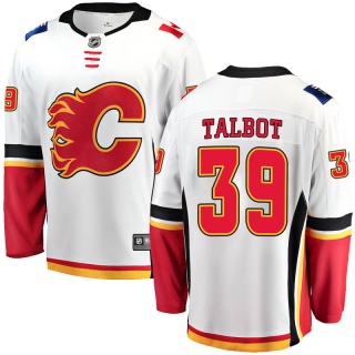 Men's Cam Talbot Calgary Flames Fanatics Branded Away Jersey - Breakaway White