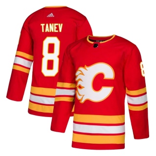 Men's Chris Tanev Calgary Flames Adidas Alternate Jersey - Authentic Red