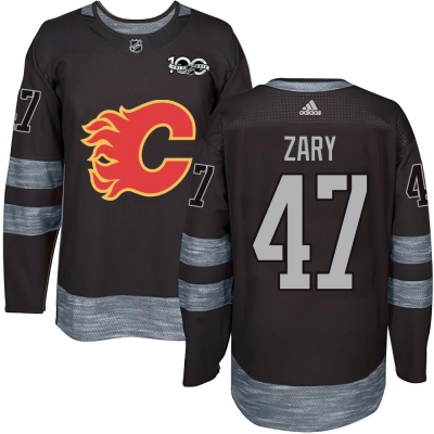 Men's Connor Zary Calgary Flames 1917- 100th Anniversary Jersey - Authentic Black