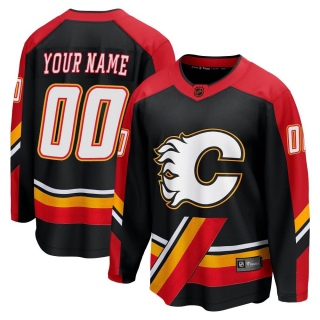 Men's Custom Calgary Flames Fanatics Branded Custom Special Edition 2.0 Jersey - Breakaway Black