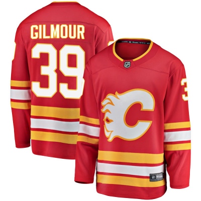 Men's Doug Gilmour Calgary Flames Fanatics Branded Alternate Jersey - Breakaway Red