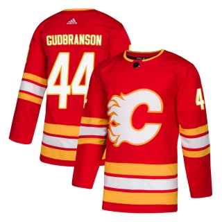 Men's Erik Gudbranson Calgary Flames Adidas Alternate Jersey - Authentic Red