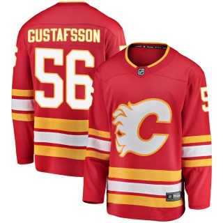 Men's Erik Gustafsson Calgary Flames Fanatics Branded ized Alternate Jersey - Breakaway Red