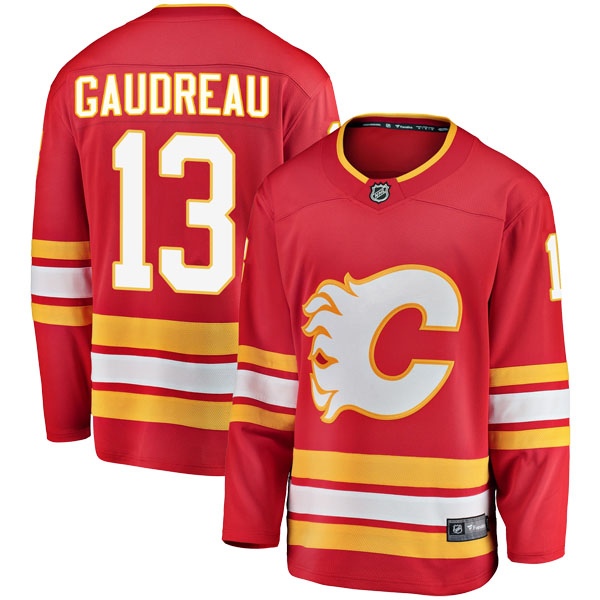Men's Johnny Gaudreau Calgary Flames Fanatics Branded Alternate Jersey - Breakaway Red