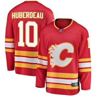 Men's Jonathan Huberdeau Calgary Flames Fanatics Branded Alternate Jersey - Breakaway Red