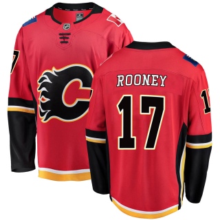 Men's Kevin Rooney Calgary Flames Fanatics Branded Home Jersey - Breakaway Red
