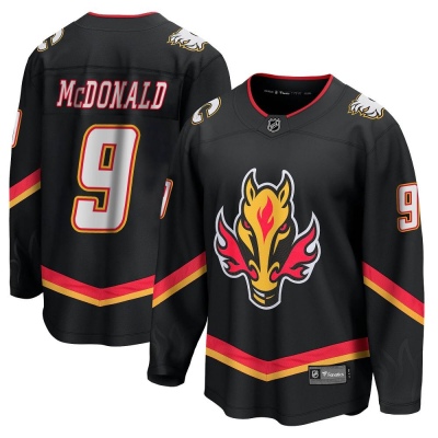 Men's Lanny McDonald Calgary Flames Fanatics Branded Breakaway 2022/23 Alternate Jersey - Premier Black