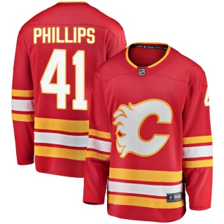 Men's Matthew Phillips Calgary Flames Fanatics Branded Alternate Jersey - Breakaway Red