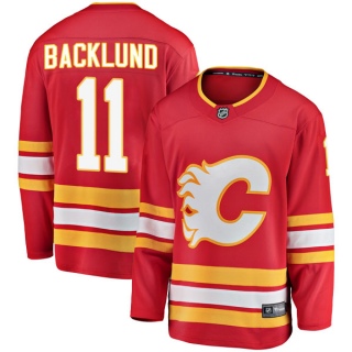 Men's Mikael Backlund Calgary Flames Fanatics Branded Alternate Jersey - Breakaway Red