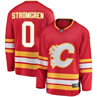 Men's William Stromgren Calgary Flames Fanatics Branded Alternate Jersey - Breakaway Red