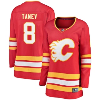 Women's Chris Tanev Calgary Flames Fanatics Branded Alternate Jersey - Breakaway Red