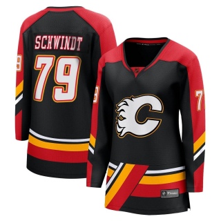 Women's Cole Schwindt Calgary Flames Fanatics Branded Special Edition 2.0 Jersey - Breakaway Black