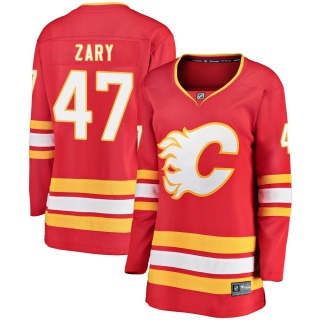 Women's Connor Zary Calgary Flames Fanatics Branded Alternate Jersey - Breakaway Red