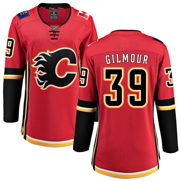 Women's Doug Gilmour Calgary Flames Fanatics Branded Home Jersey - Breakaway Red