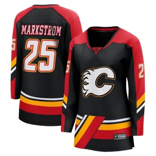 Women's Jacob Markstrom Calgary Flames Fanatics Branded Special Edition 2.0 Jersey - Breakaway Black