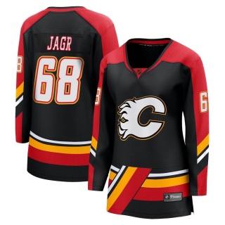 Women's Jaromir Jagr Calgary Flames Fanatics Branded Special Edition 2.0 Jersey - Breakaway Black