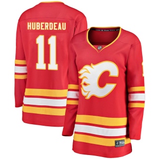 Women's Jonathan Huberdeau Calgary Flames Fanatics Branded Alternate Jersey - Breakaway Red