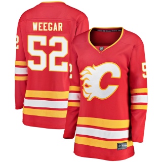 Women's MacKenzie Weegar Calgary Flames Fanatics Branded Alternate Jersey - Breakaway Red