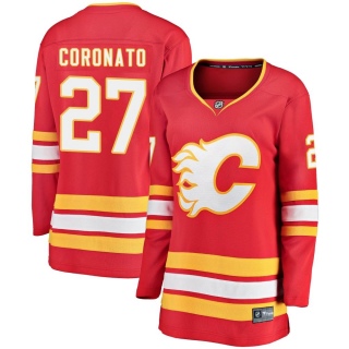 Women's Matt Coronato Calgary Flames Fanatics Branded Alternate Jersey - Breakaway Red