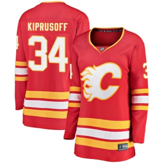 Women's Miikka Kiprusoff Calgary Flames Fanatics Branded Alternate Jersey - Breakaway Red