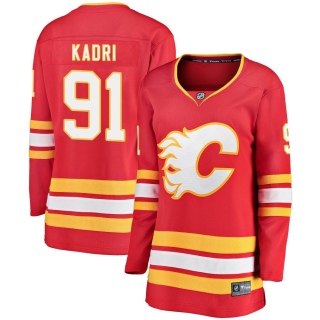 Women's Nazem Kadri Calgary Flames Fanatics Branded Alternate Jersey - Breakaway Red