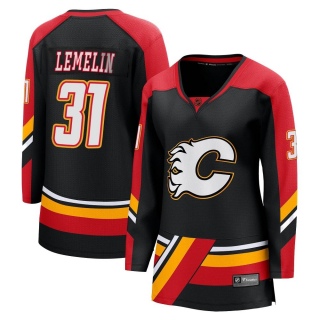 Women's Rejean Lemelin Calgary Flames Fanatics Branded Special Edition 2.0 Jersey - Breakaway Black