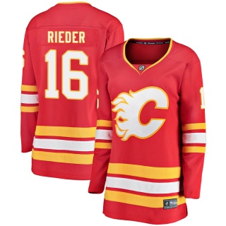 Women's Tobias Rieder Calgary Flames Fanatics Branded Alternate Jersey - Breakaway Red