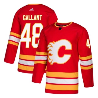 Youth Alex Gallant Calgary Flames Adidas Alternate Jersey - Authentic Red