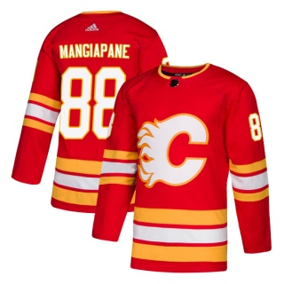 Youth Andrew Mangiapane Calgary Flames Adidas Alternate Jersey - Authentic Red