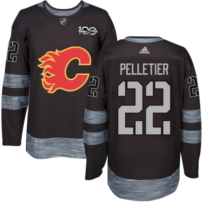Youth Jakob Pelletier Calgary Flames 1917- 100th Anniversary Jersey - Authentic Black