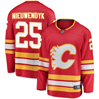 Youth Joe Nieuwendyk Calgary Flames Fanatics Branded Alternate Jersey - Breakaway Red