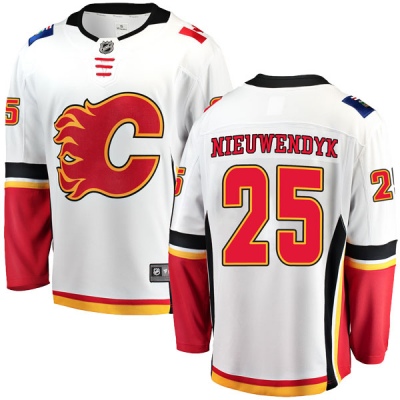 Youth Joe Nieuwendyk Calgary Flames Fanatics Branded Away Jersey - Breakaway White