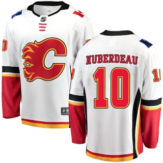 Youth Jonathan Huberdeau Calgary Flames Fanatics Branded Away Jersey - Breakaway White