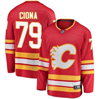 Youth Lucas Ciona Calgary Flames Fanatics Branded Alternate Jersey - Breakaway Red