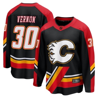 Youth Mike Vernon Calgary Flames Fanatics Branded Special Edition 2.0 Jersey - Breakaway Black