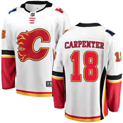 Youth Ryan Carpenter Calgary Flames Fanatics Branded Away Jersey - Breakaway White